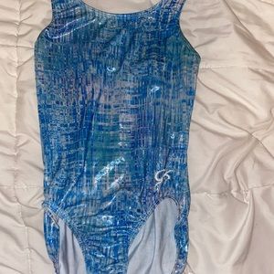 AS/XS BLUE GK GYMNASTICS LEOTARD